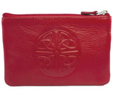 Celtic Leather Coin Purse with RFID Blocking Technology - Multiple Colors