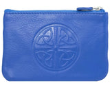 Celtic Leather Coin Purse with RFID Blocking Technology - Multiple Colors
