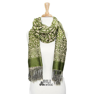 Rita Trinity Knot Scarf - Light Green