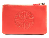 Celtic Leather Coin Purse with RFID Blocking Technology - Multiple Colors
