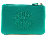 Celtic Leather Coin Purse with RFID Blocking Technology - Multiple Colors